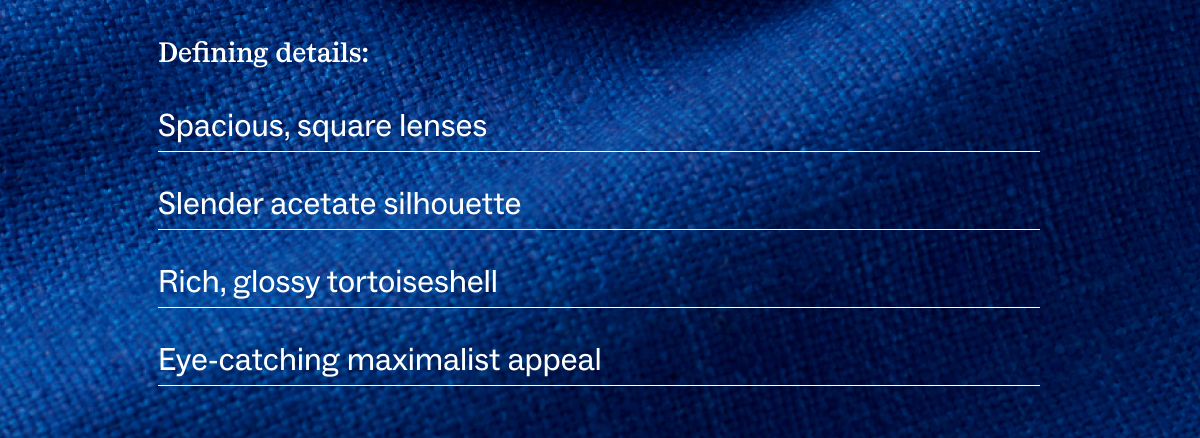 Spacious square lenses