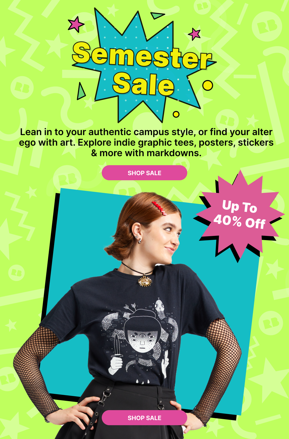 Up to 40% off Sitewide