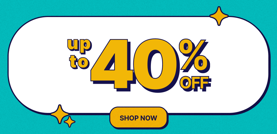 Up to 40% Off Sitewide