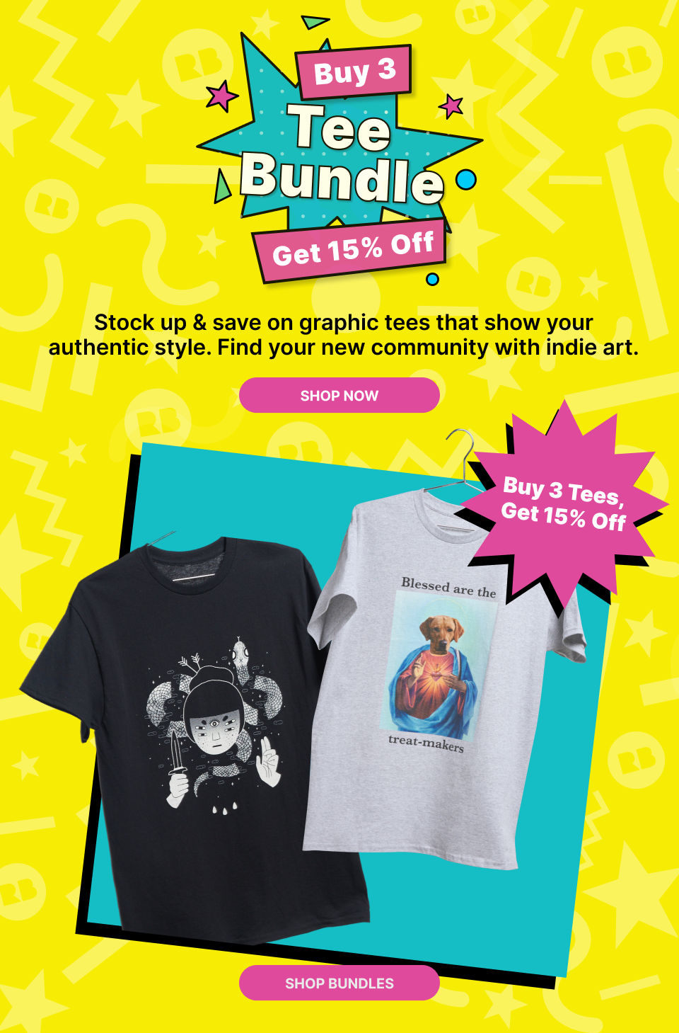 Buy 3 get 15% Off