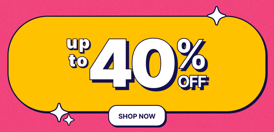 Up to 40% Off Sitewide