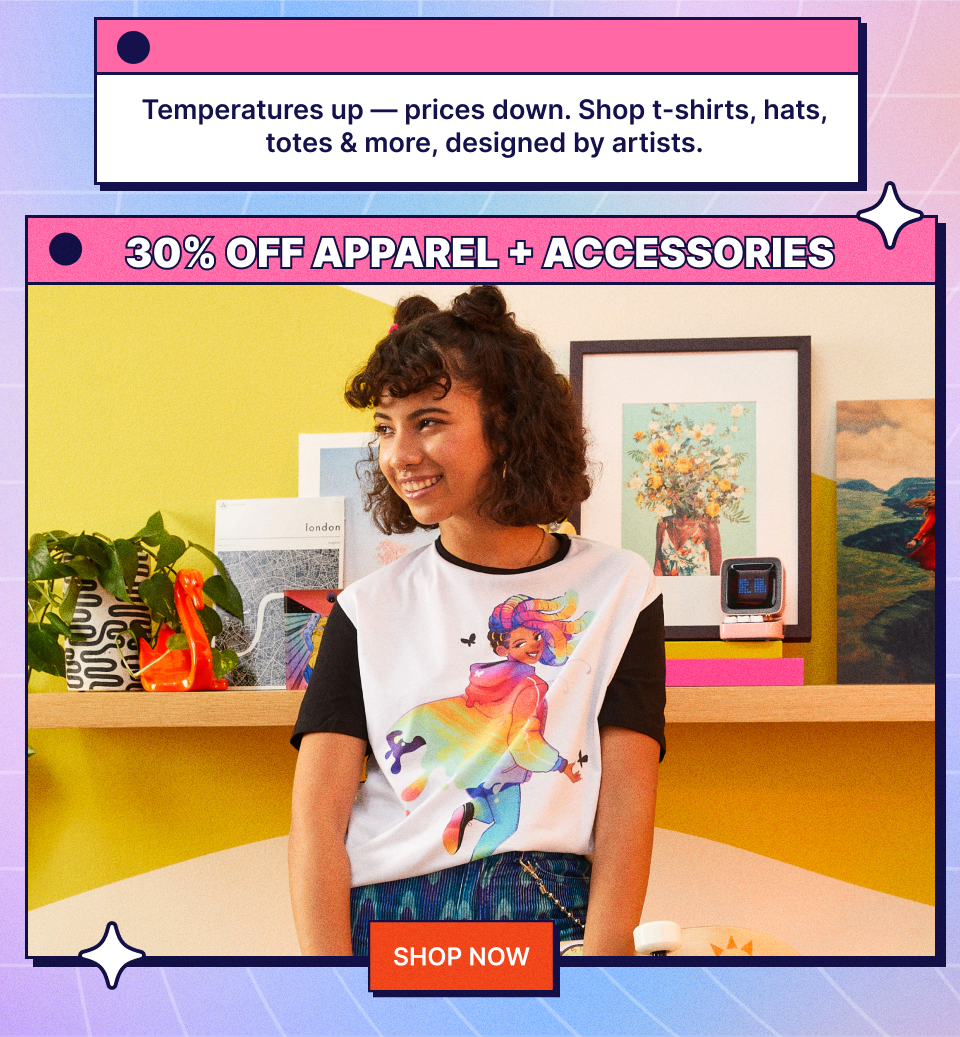 30% Off Apparel + Accessories