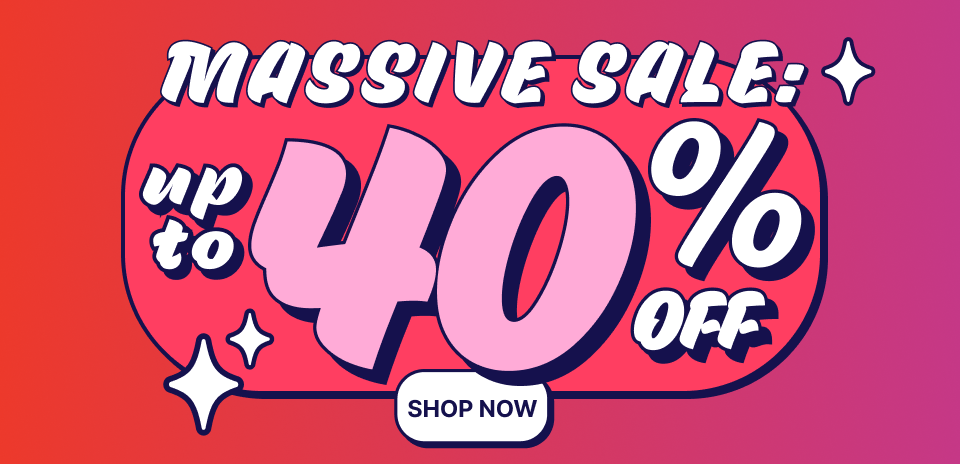 Up to 40% Off Sitewide