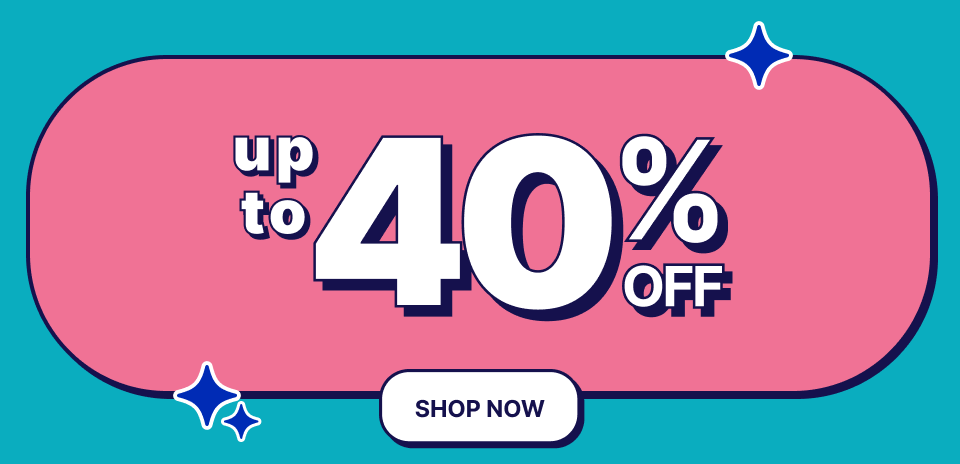 Up to 40% Off Sitewide