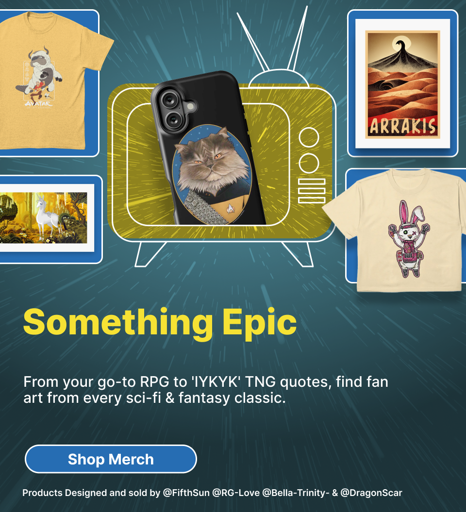 Fan Art Merch: Sci-Fi & Fantasy