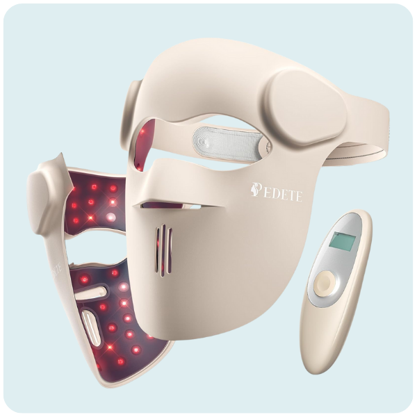 Red Light Therapy for Face, 9 Modes Wireless Led Face Mask Light Therapy, 850nm Infrared & Red Light Masks, 2500mAh Rechargeable, 3D Facial Fit, Led...