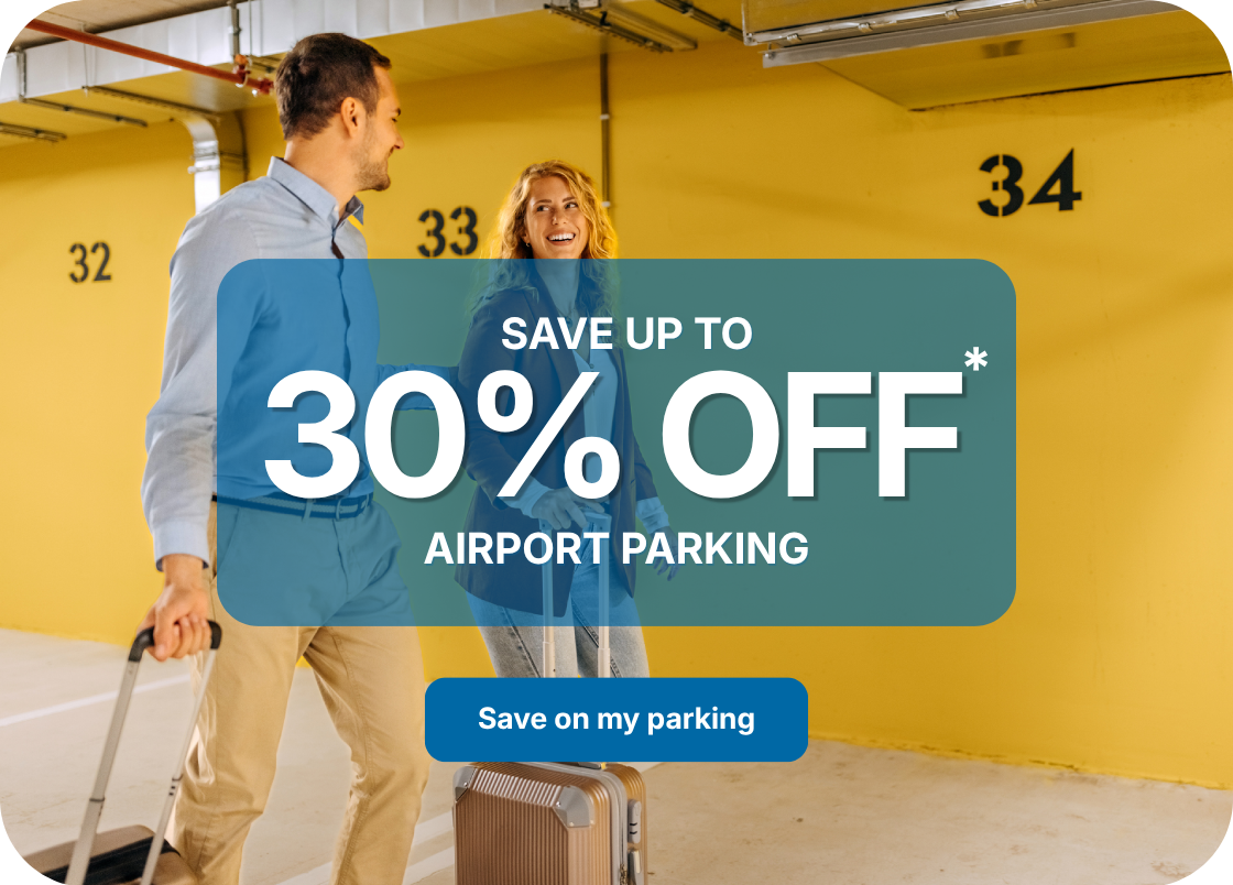 Up to 30% off airport parking