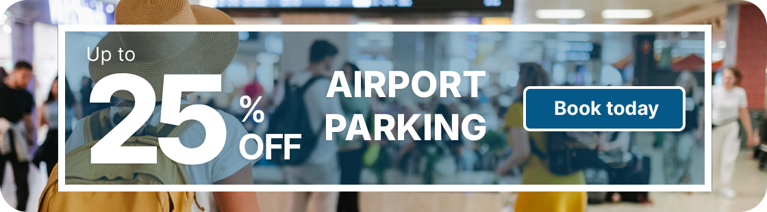 Up to 25% off airport parking