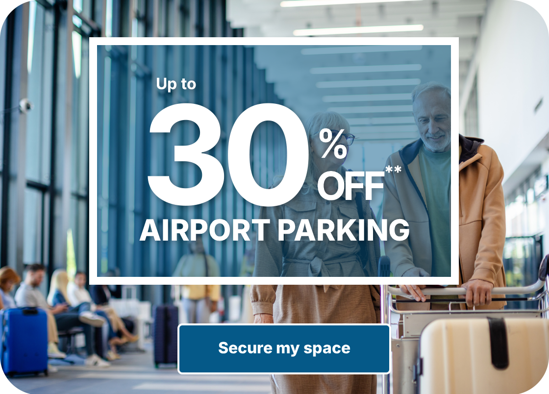 Up to 30% off airport parking