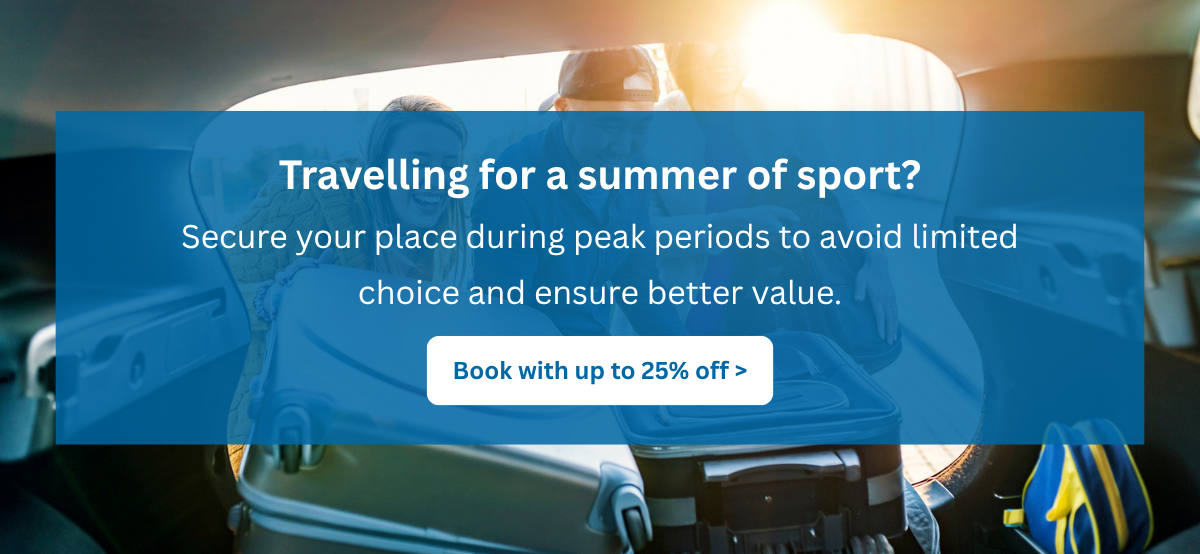 Travelling for a summer of sport?