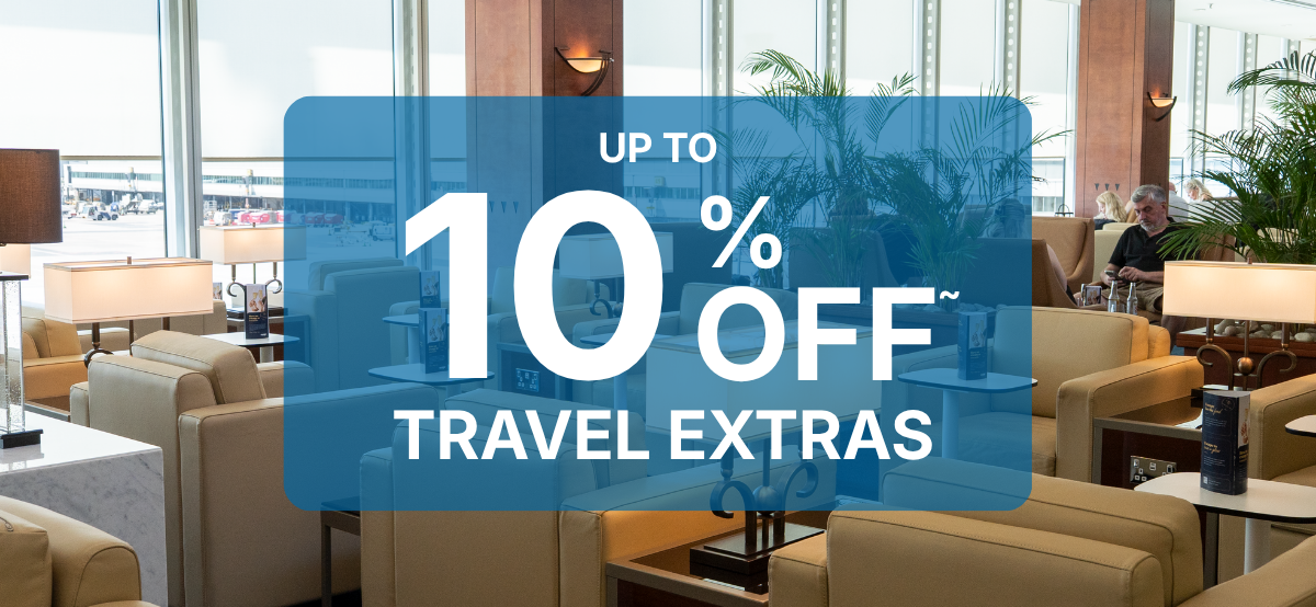 Up to 10% off travel extras