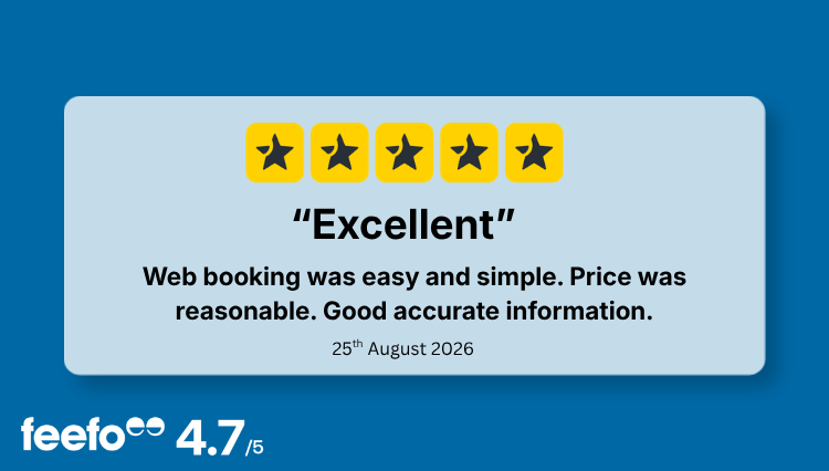 Feefo 4.5 out of 5 stars