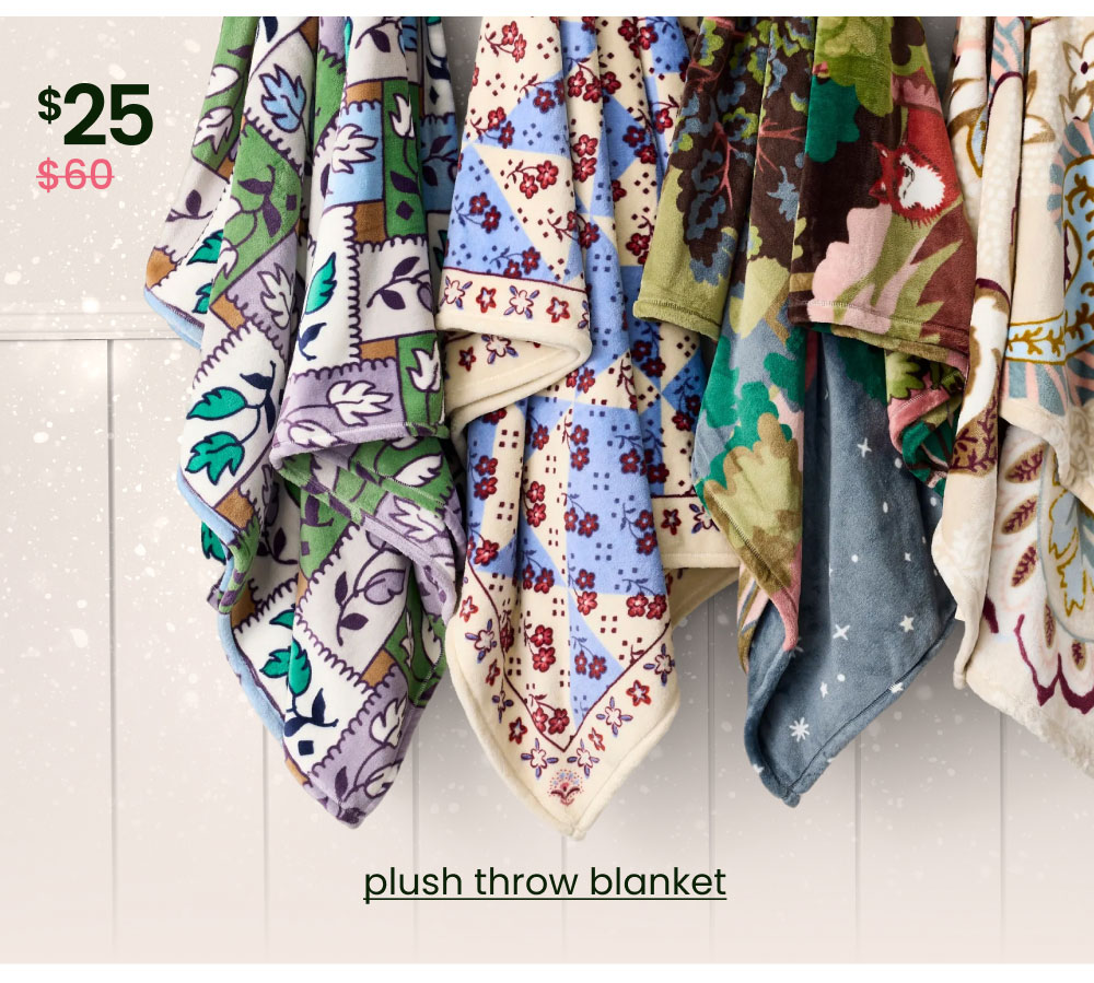 Shop Plush Throw Blankets