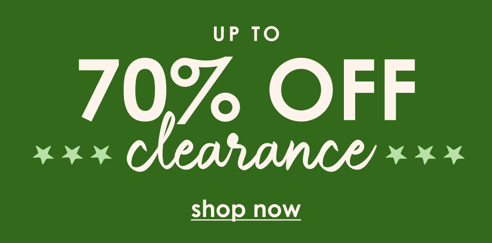 Shop up to 70% off Clearance
