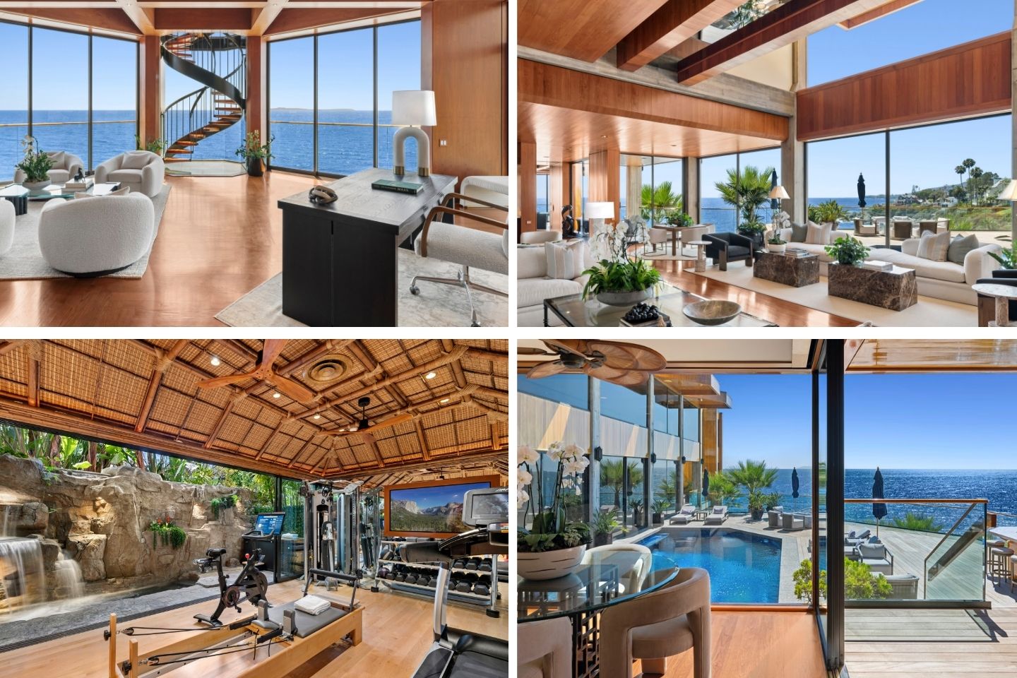 Collage of different areas of the home