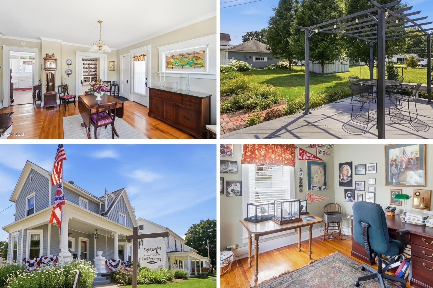 Collage of different areas of the home