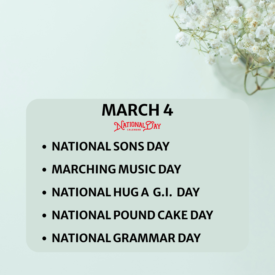 With marching music!