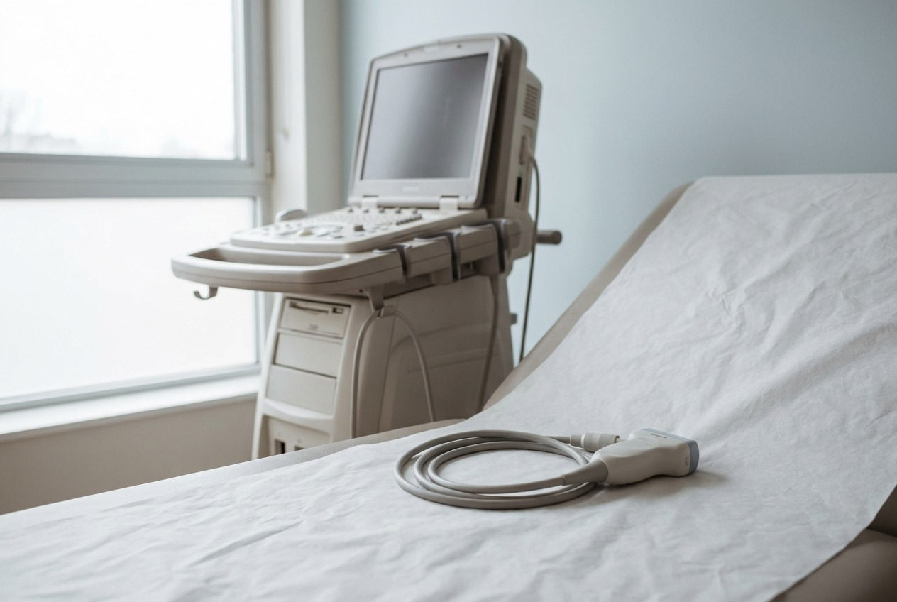 Liver elastography probe