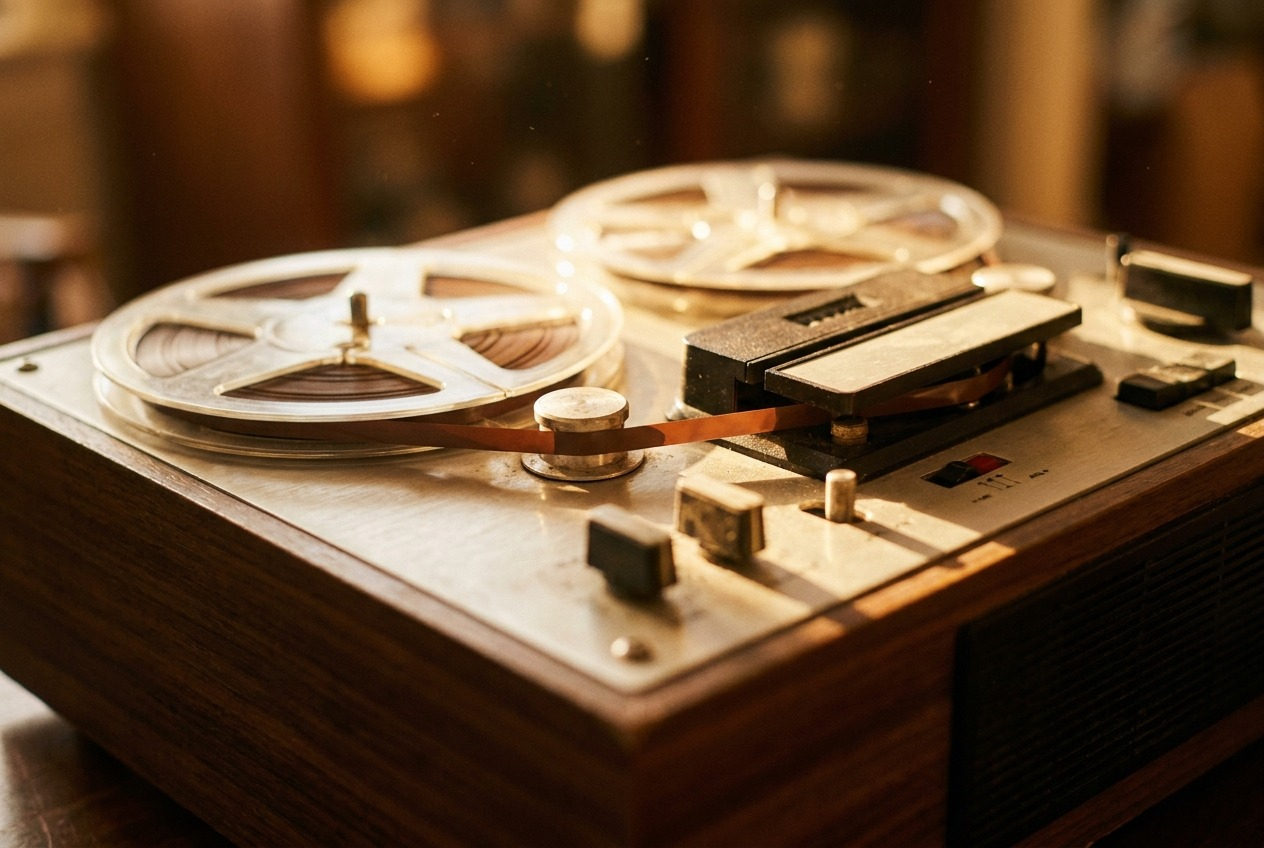 Reel-to-reel tape machine