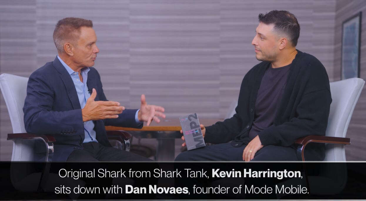 Kevin Harrington talking to Dan Novaes