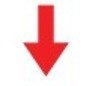 Red downward pointing arrow icon.