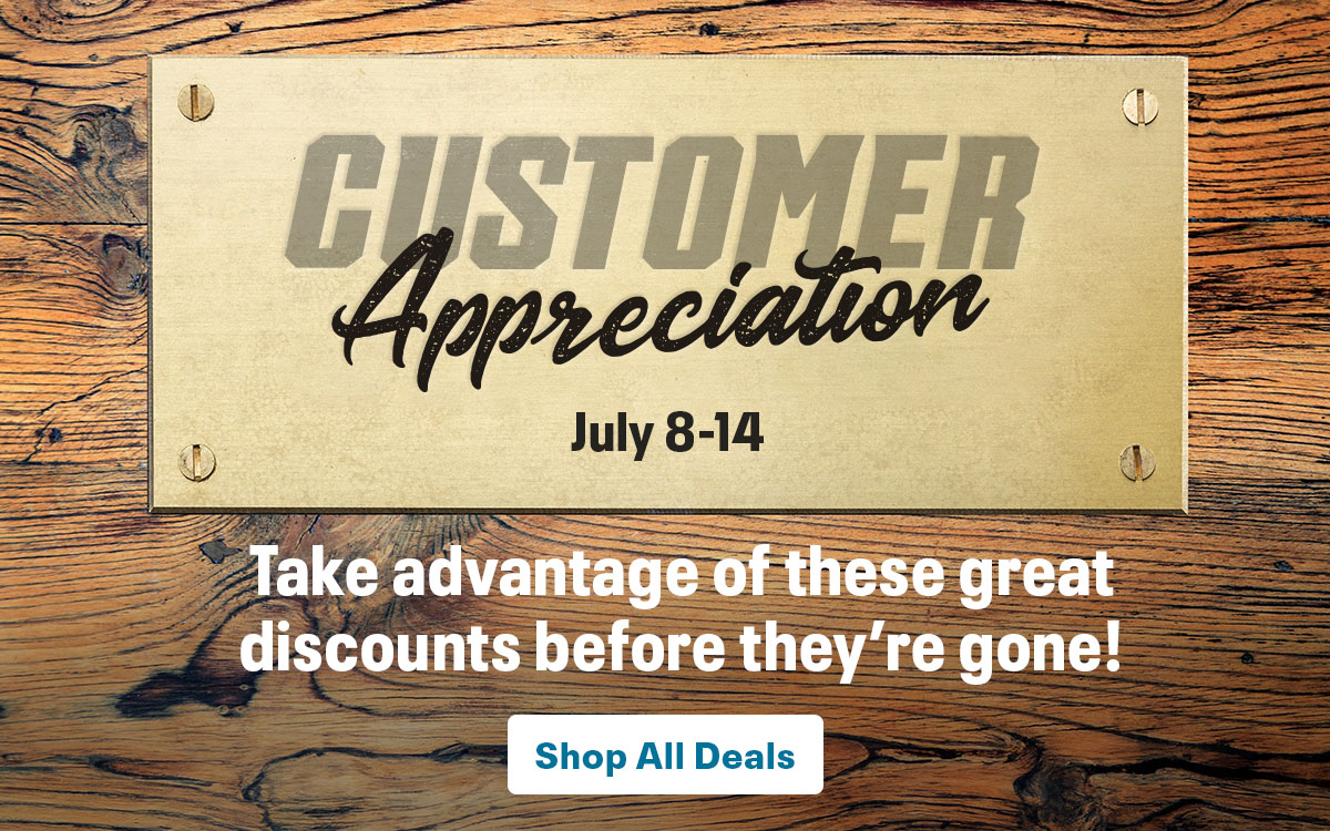 Customer Appreciation Week: Up to 76% Off! | Shop All Deals