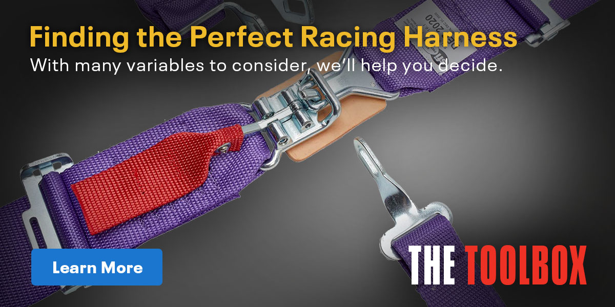 The Toolbox: How to Choose a Racing Harness | Learn More