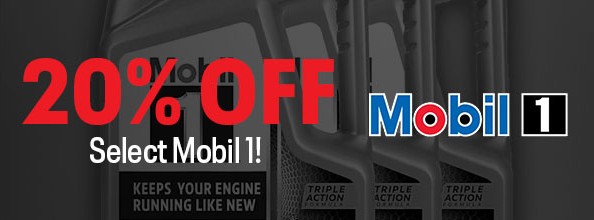 20% Off Select Mobil 1