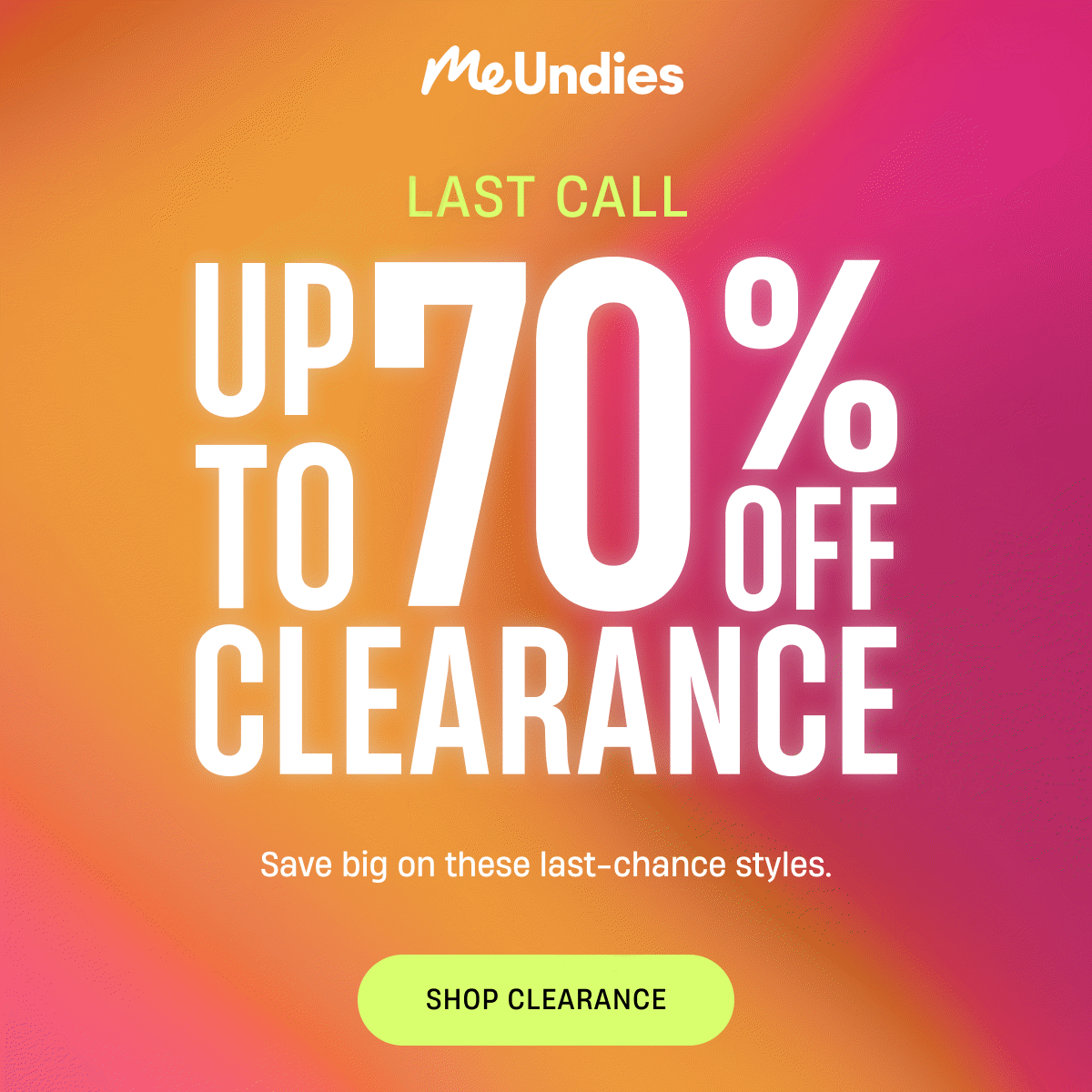 MeUndies | Last Call | Up to 70% Off Clearance | Shop Clearance