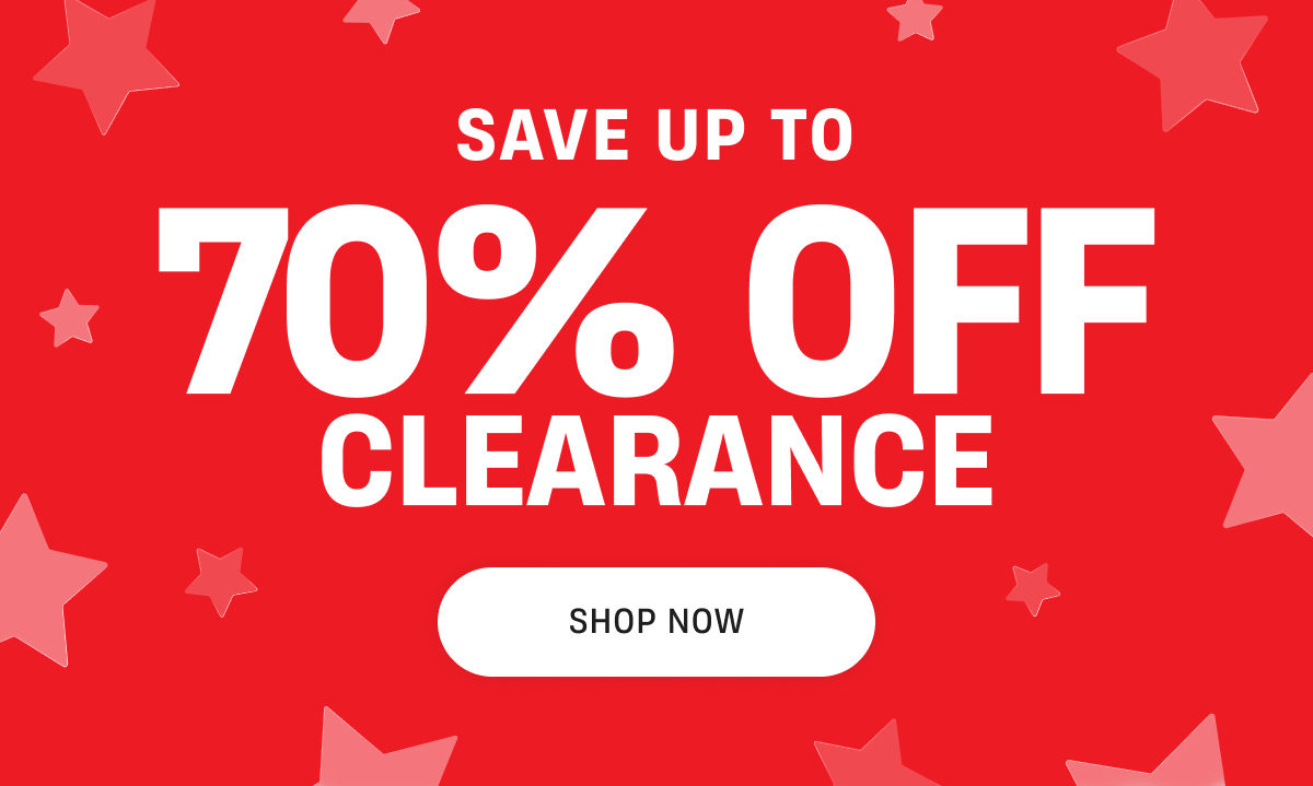 Save up to 70% Off Clearance | Shop Now