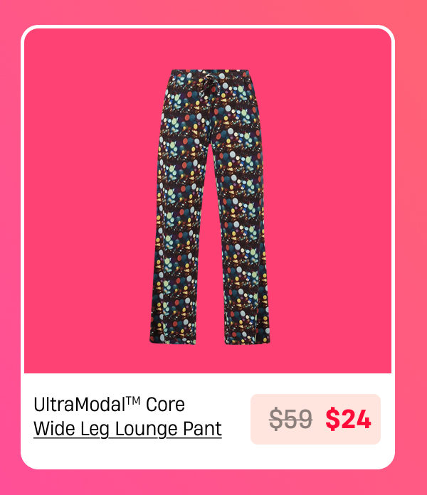 Wide Leg Lounge Pant