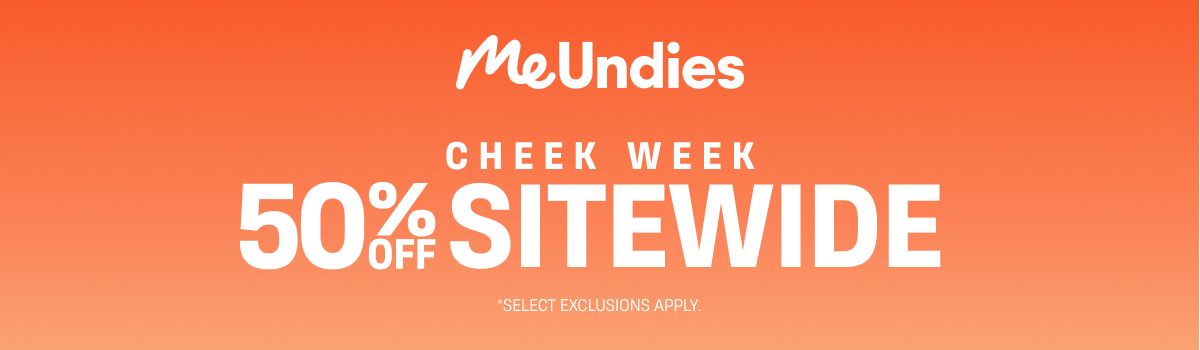 MeUndies | Cheek Week | 50% Off Sitewide
