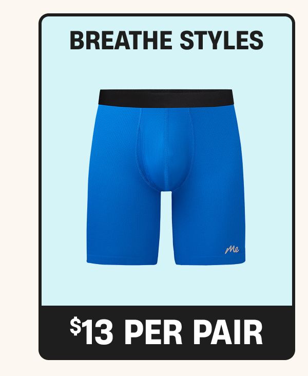 Breathe Styles $13 Per Pair