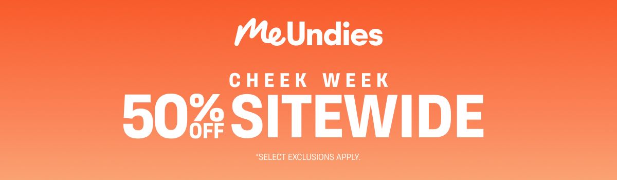 MeUndies | Cheek Week | 50% Off Sitewide
