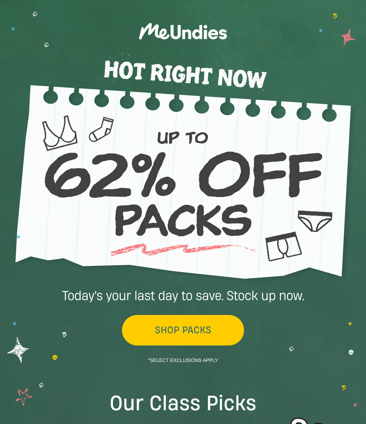 MeUndies | Hot right now | Up to 62% off Packs | Shop Packs