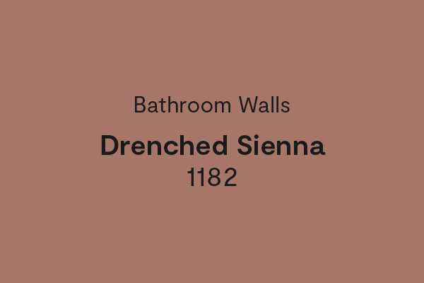 Bathroom Walls - Drenched Sienna 1182