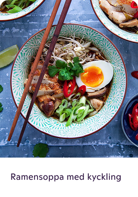 Ramensoppa med kyckling