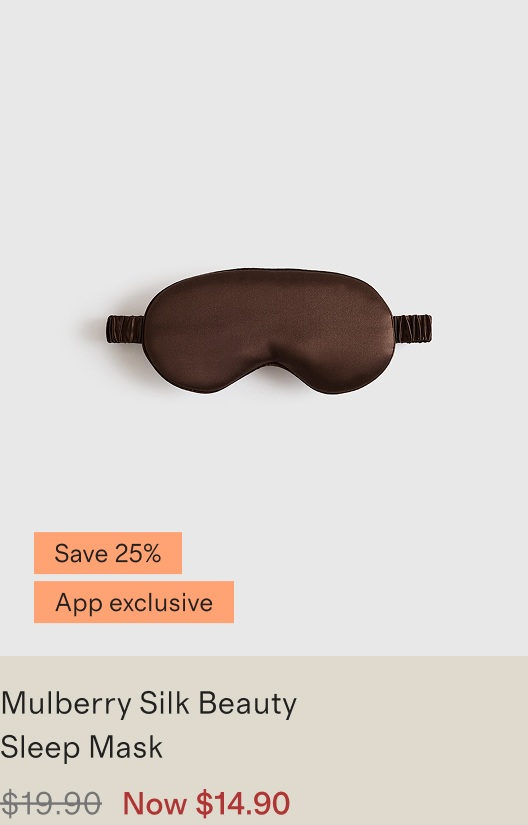 Mulberry Silk Beauty Sleep Mask