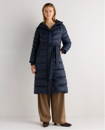 Responsible Down Belted Puffer Maxi Coat
