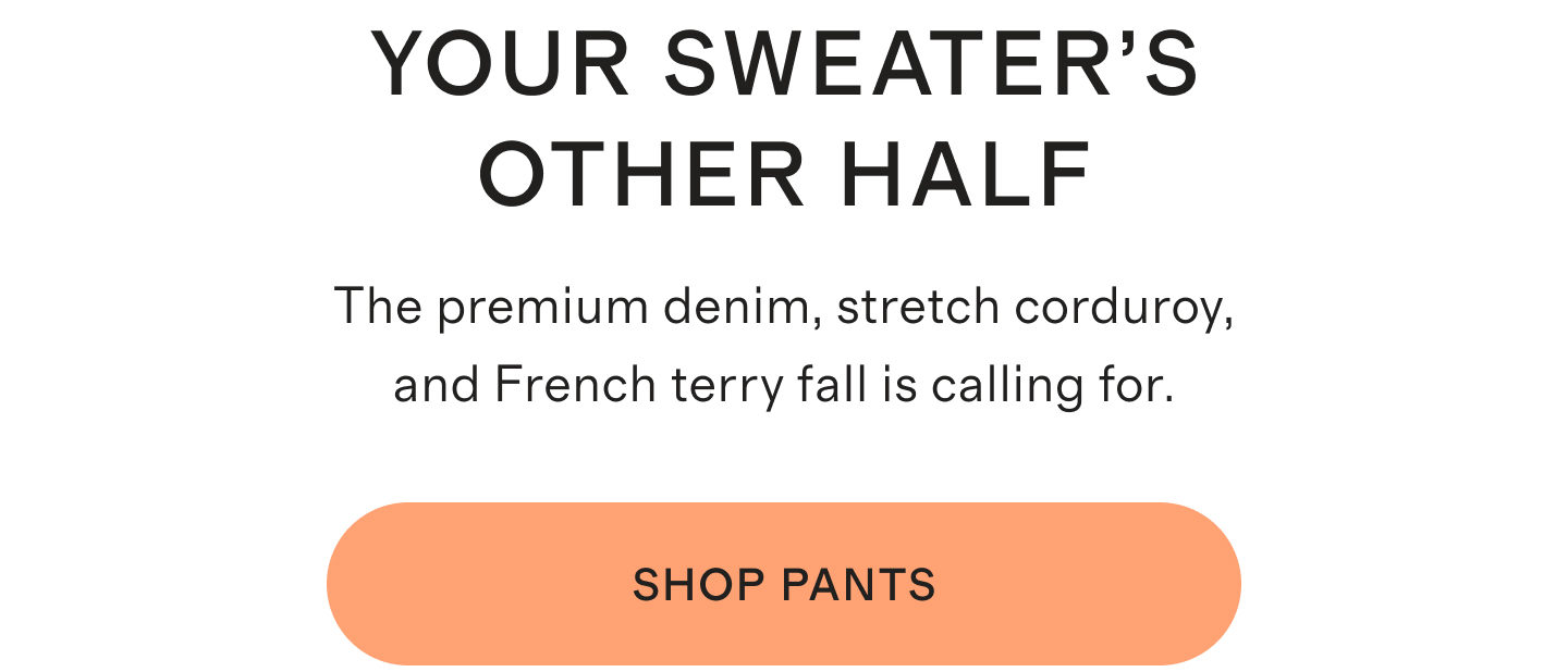 YOUR SWEATER’S OTHER HALF