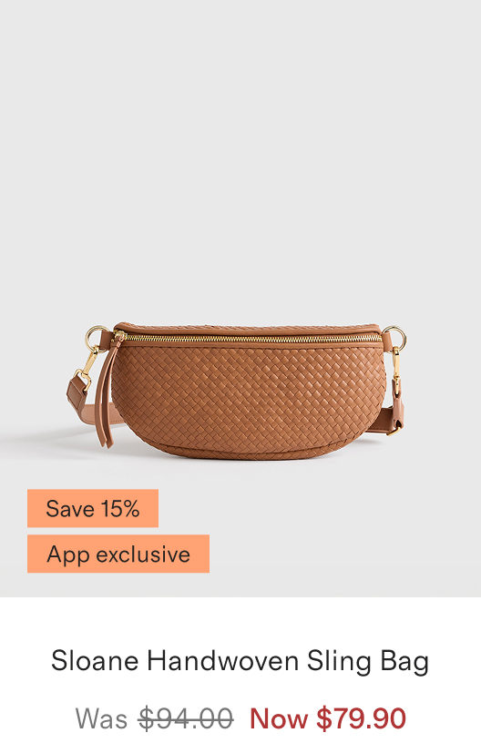 Sloane Handwoven Sling Bag