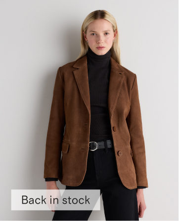 100% Suede Blazer