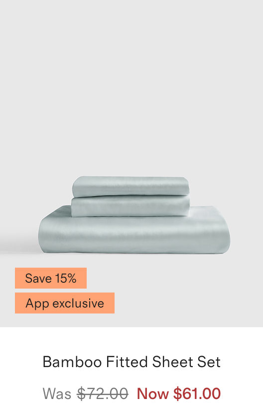 Bamboo Fitted Sheet Set