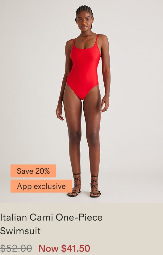 Italian Cami One-Piece Swimsuit