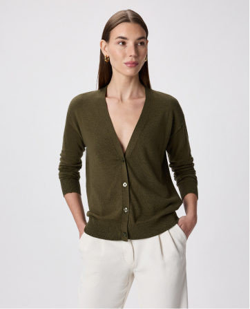 Lightweight Cotton Cashmere Cardigan