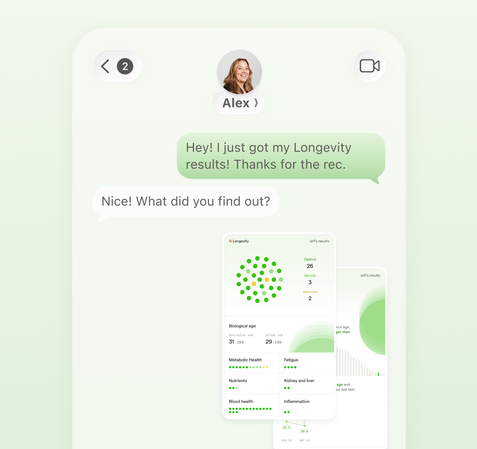 Image of WHOOP integration feature