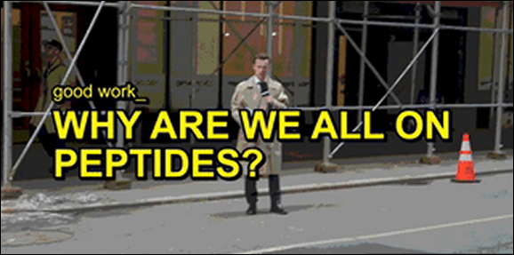 Youtube video to humorous explanation of Peptides 
