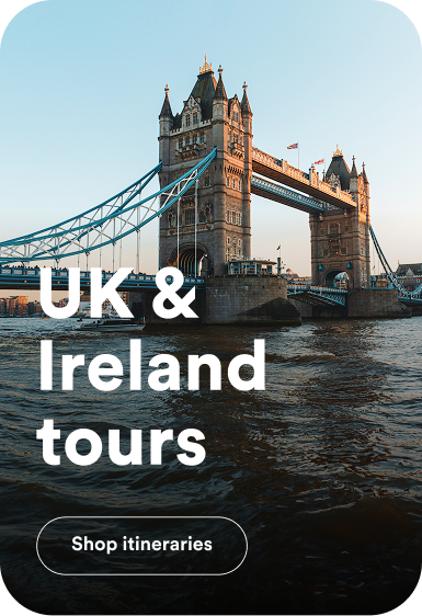 U.K. &amp; Ireland tours category. Opens U.K. and Ireland travel deals.