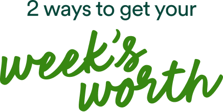 Graphic headline: &ldquo;2 ways to get your week&rsquo;s worth.&rdquo; Link opens Weeklong Tours hub, EF Go Ahead Tours.