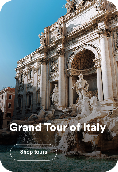 Grand Tour of Italy. Opens tour details.